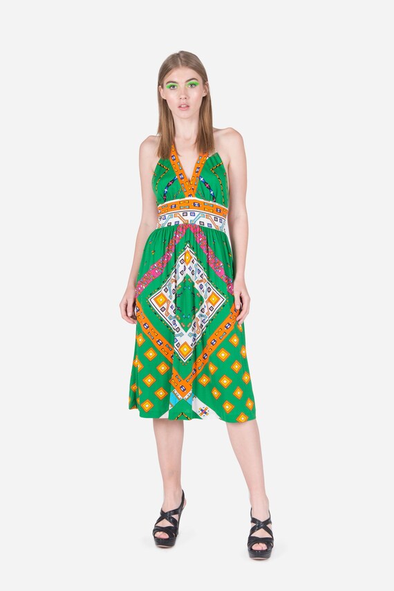 OLEG CASSINI - Printed dress