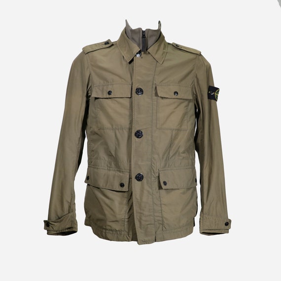stone island army jacket