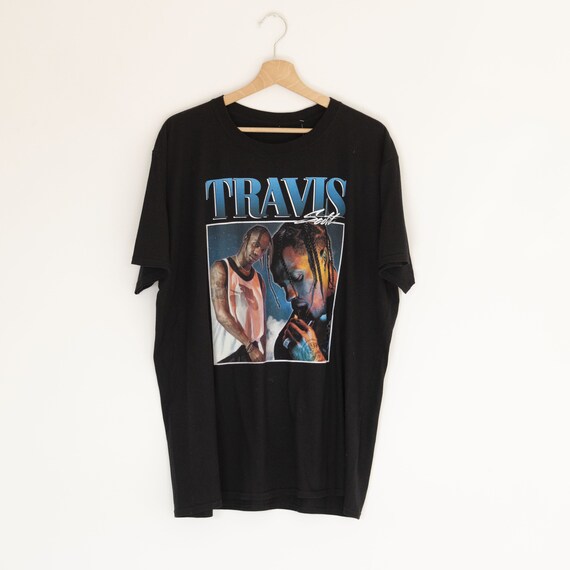 TRAVIS SCOTT Printed T-shirt - Etsy