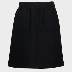 MIU MIU Vintage Black High Waist Sexy Tight Fitted Mini