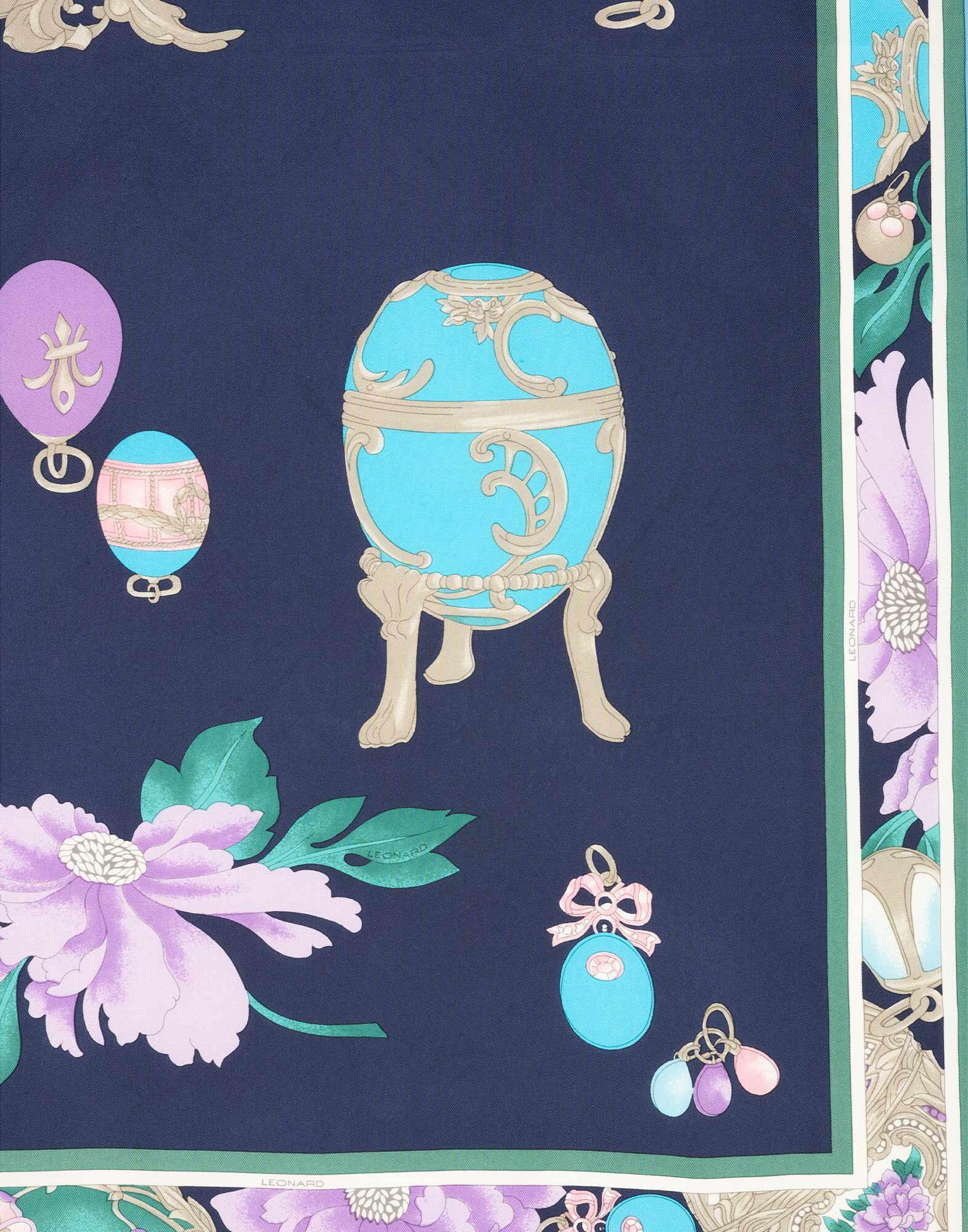 レオナール パリ - 2000年代の100%シルクスカーフ - Etsy 日本