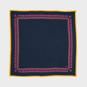 Chanel - Blue silk scarf