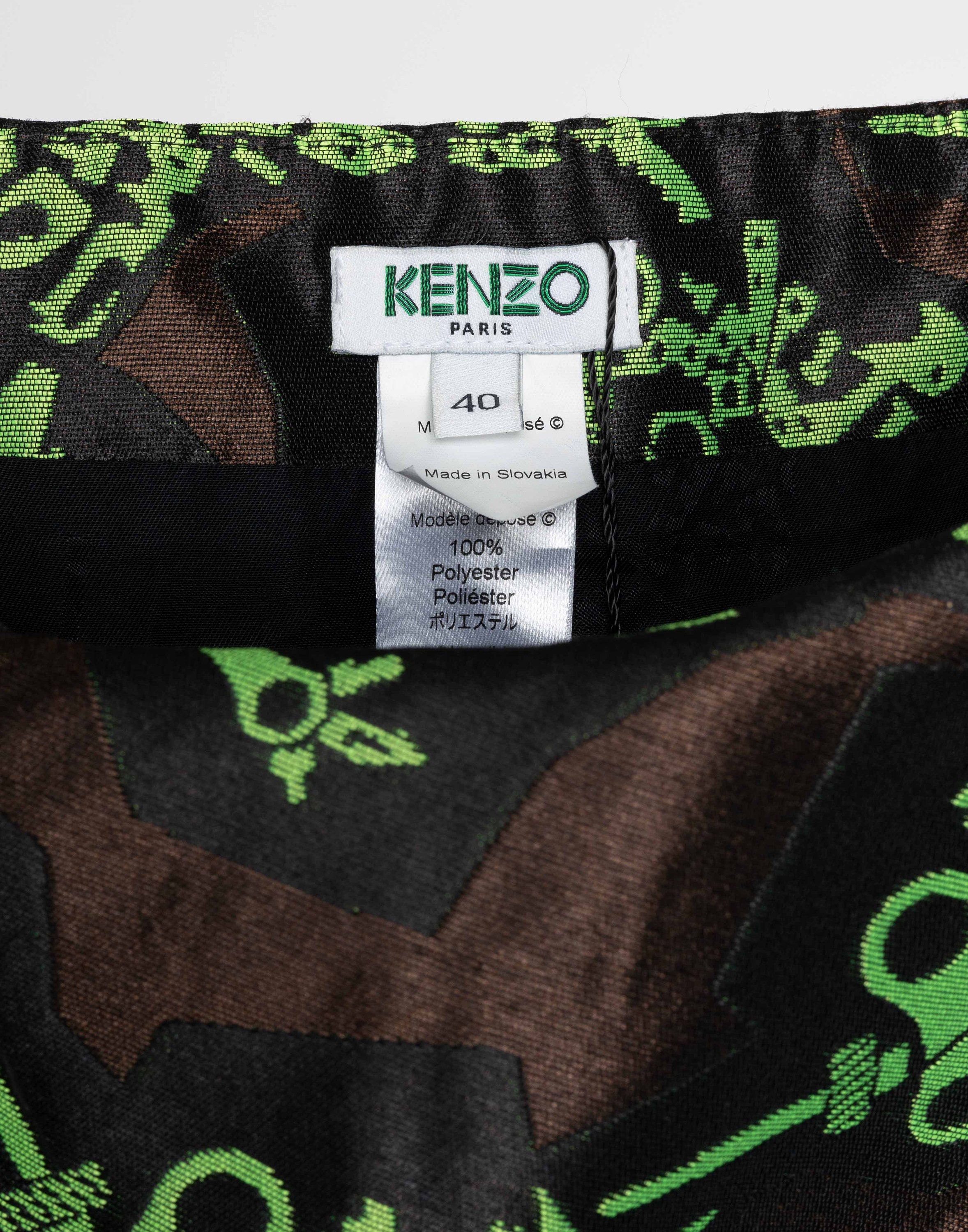 Kenzo - Structured Skirt With Print - Etsy Kenzo - Structured Skirt With Print - Etsy