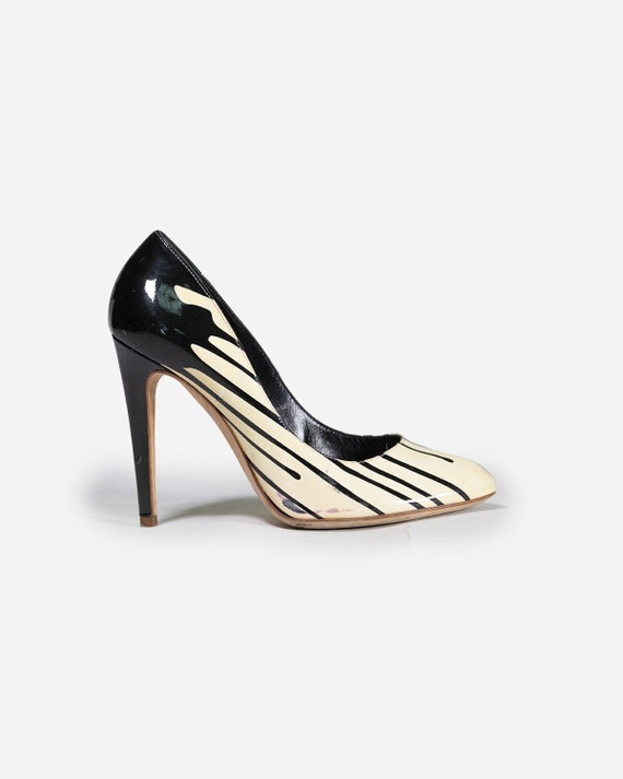 SERGIO ROSSI Lakleren pumps - Etsy België
