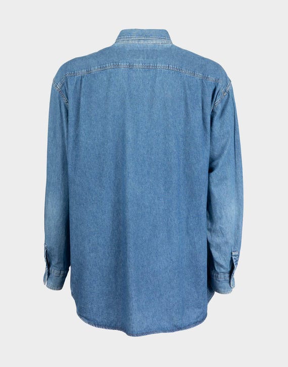 Armani Jeans – Blue 90s Denim Shirt - Etsy