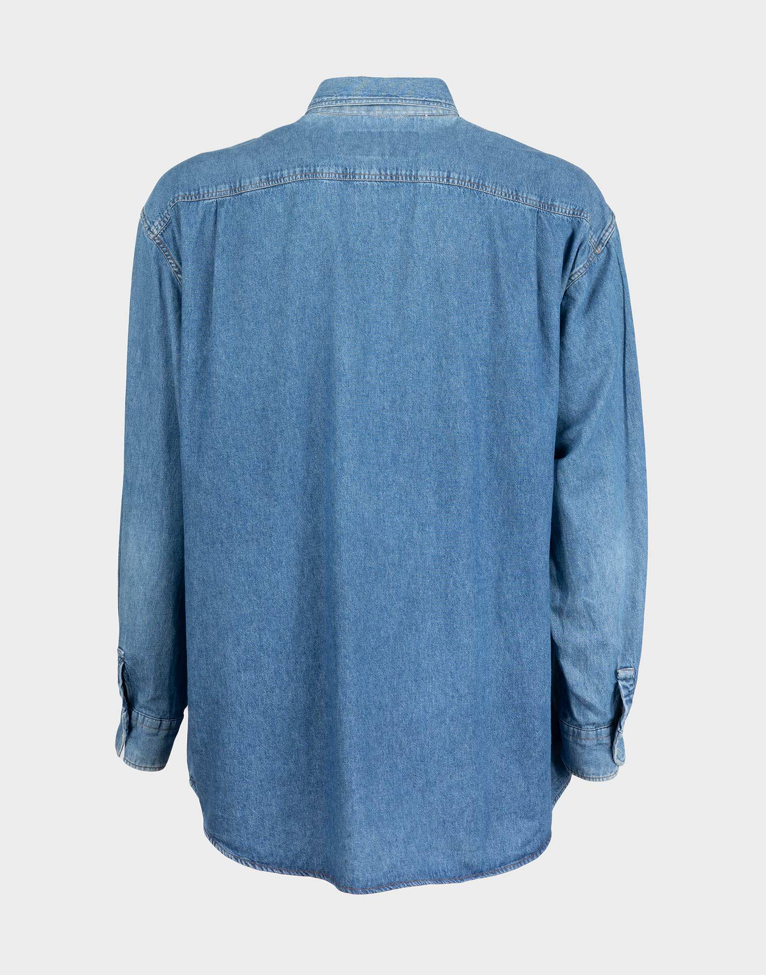 Armani Jeans – Blue 90s Denim Shirt - Etsy
