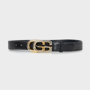 Gucci - 80s blue leather belt