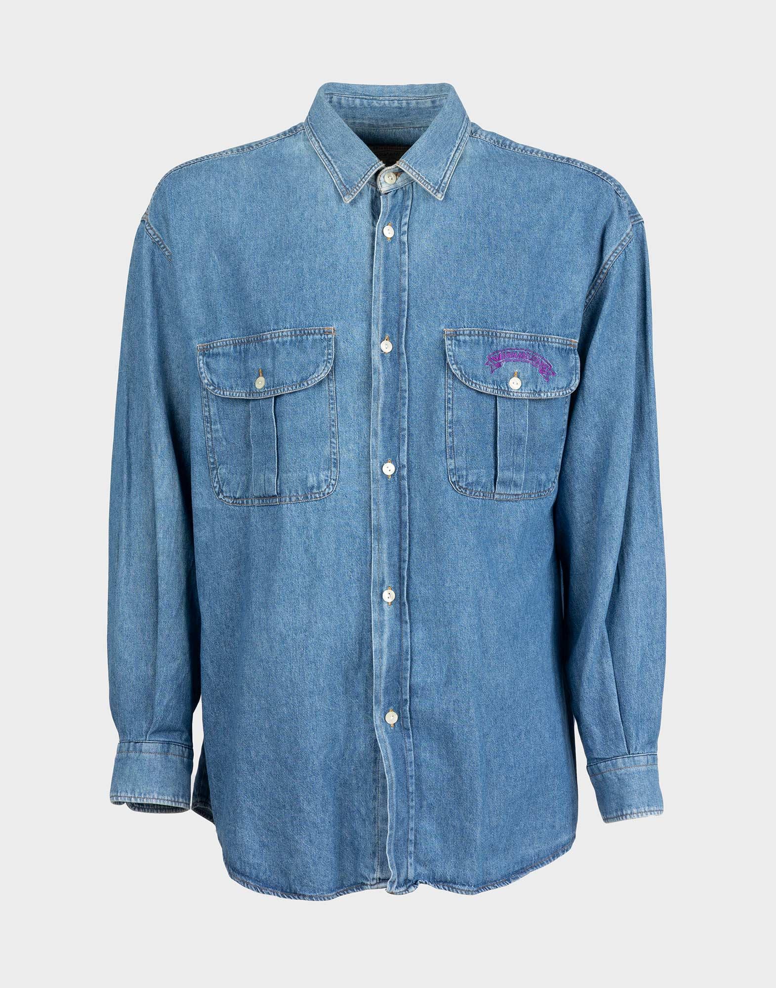 Armani Jeans – Blue 90s Denim Shirt