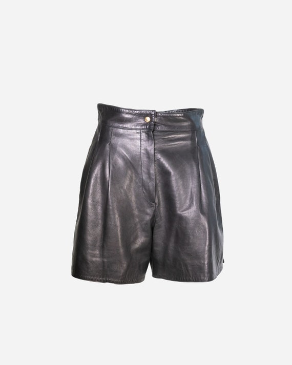 MONTANA - Leather shorts