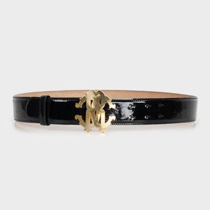 Roberto Cavalli - 2000s black leather belt