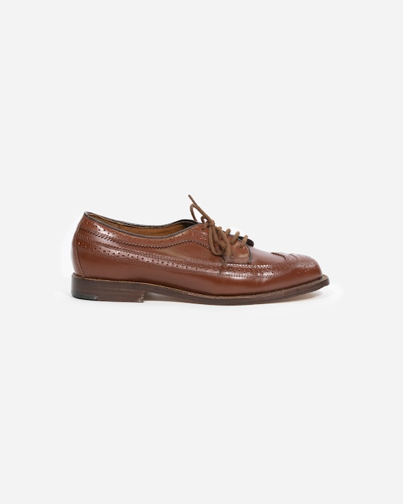 VINTAGE - Brown leather shoes