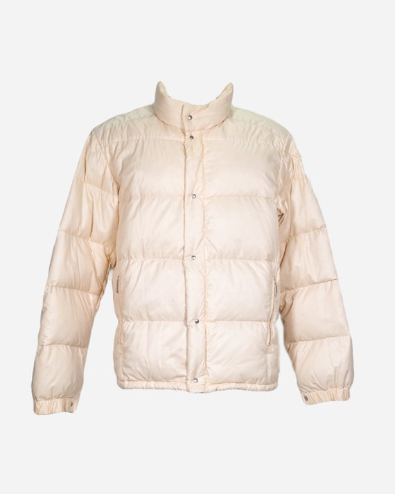 MONCLER - Beige down jacket