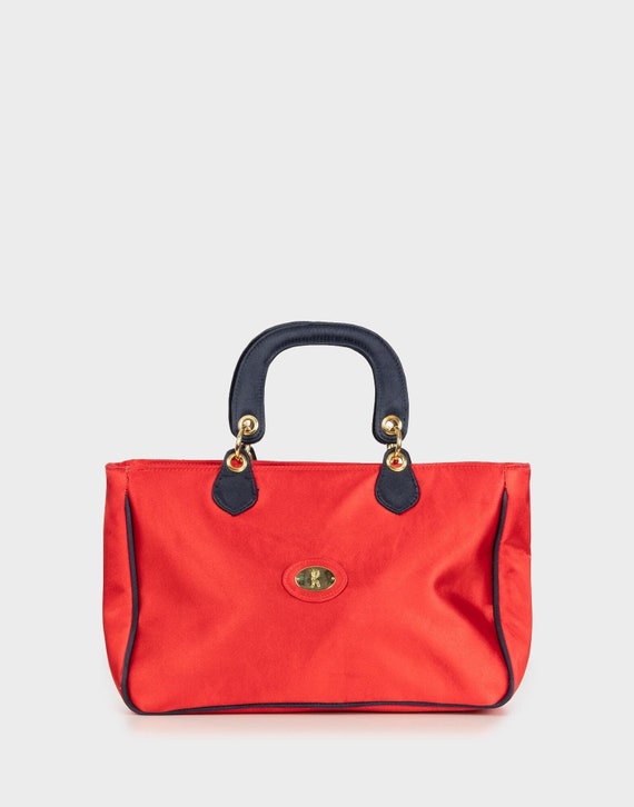 ロベルタ ディ カメリーノ - レッド ナイロン バッグ '90 - Etsy