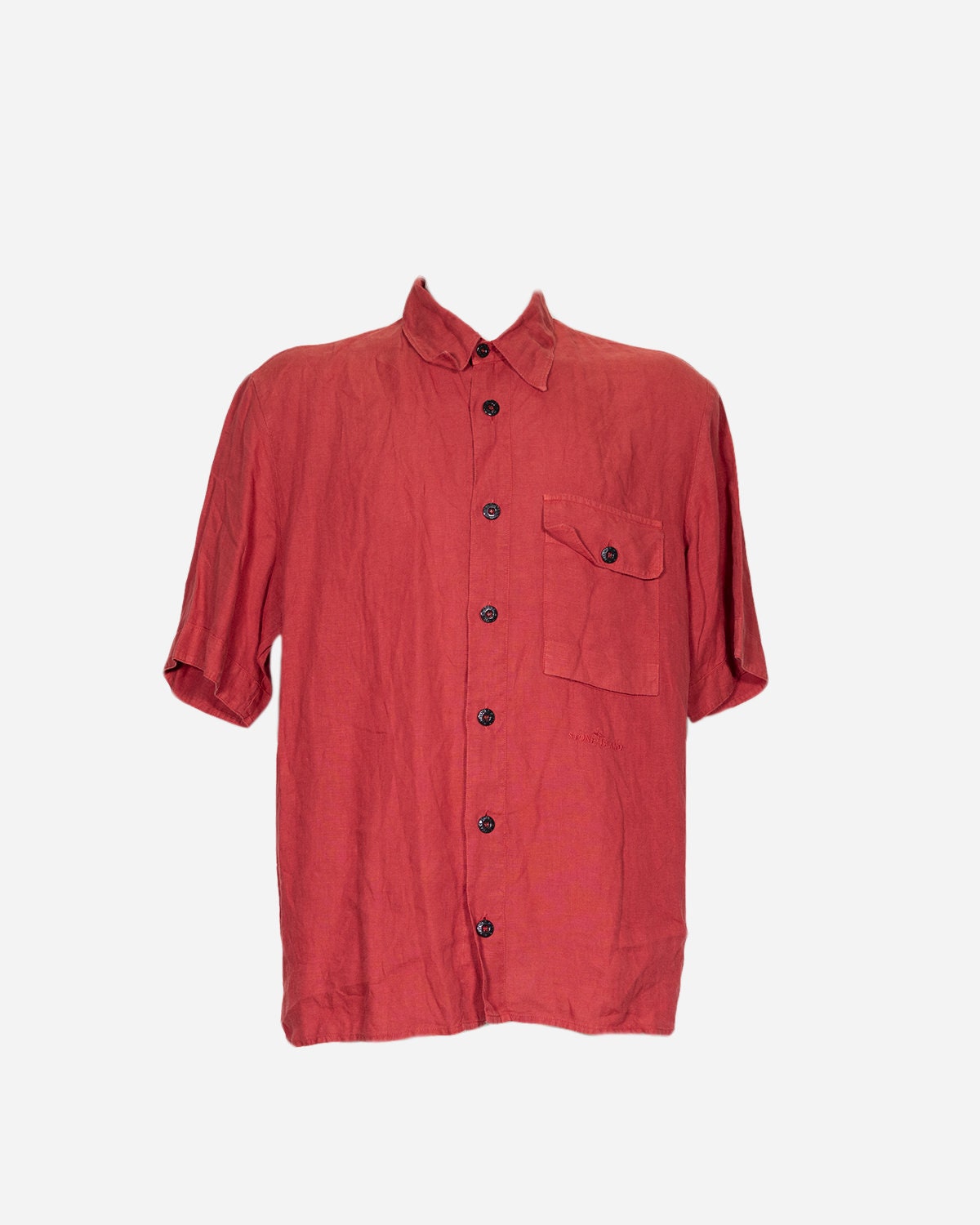 STONE ISLAND Linen Shirt - Etsy