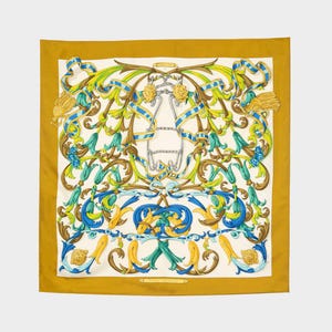 Hermès – Scarf “Le Mors À La Conétable” 1980s