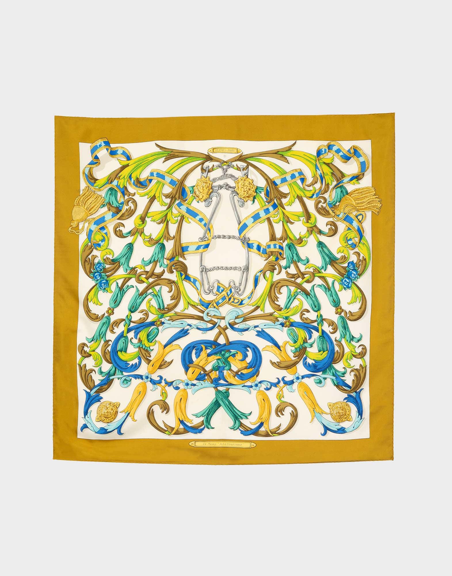 エルメスHERMES スカーフ LE MORS A LA CONETABLE Le Mors a la Conetable Hermes Scarf - It's All Goode
