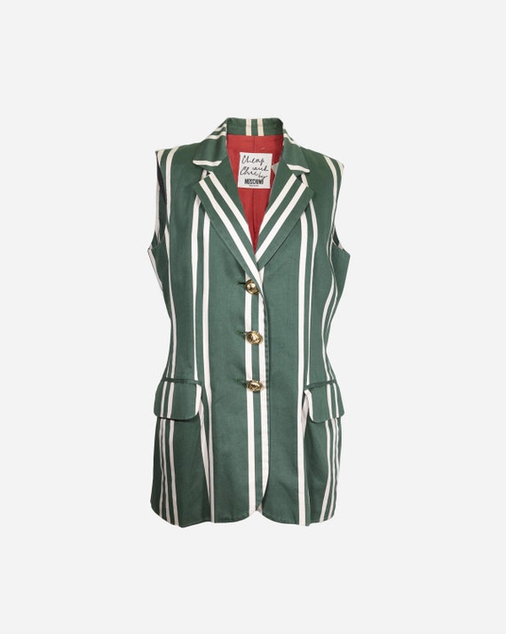 MOSCHINO - Sleeveless blazer