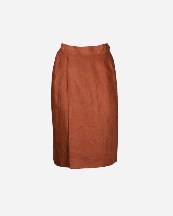 Hermès - Linen skirt