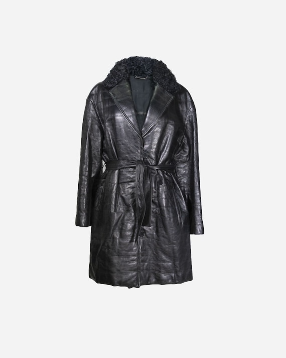 FENDISSIME - Leather trench coat