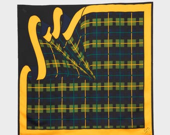 Roberta Di Camerino - Tartan silk scarf