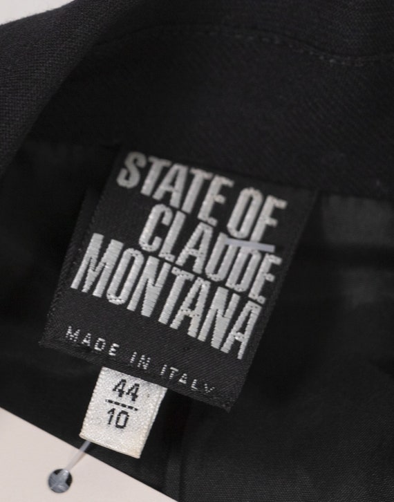CLAUDE MONTANA - 90s Wool blazer - image 6