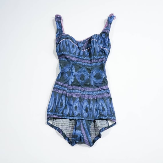 50's swimsuit with pattern