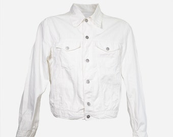 VERSACE - White cotton jacket