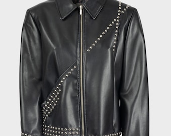 Gianni Versace - Black Studded Jacket