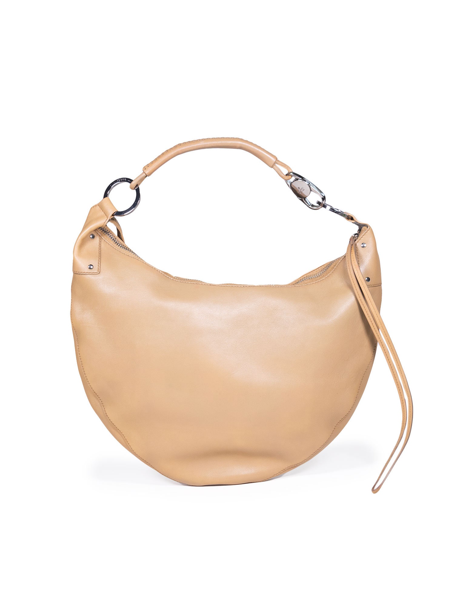 Women's Retro Brown Suede Hobo Bag Shoulder Half-moon Bags