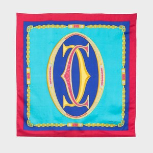 Must de Cartier – 90s vintage silk scarf