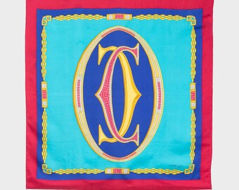 Must de Cartier – 90s vintage silk scarf