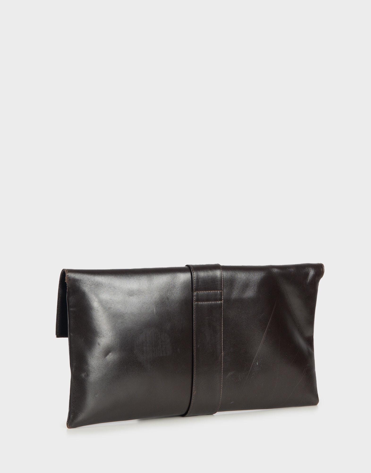 Roberta Di Camerino - ブラウン レザー クラッチ 70s - Etsy 日本