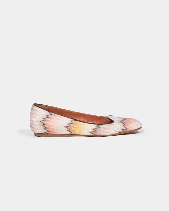 MISSONI - Flat fabric shoes