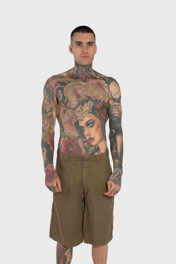 BALENCIAGA - Linen shorts