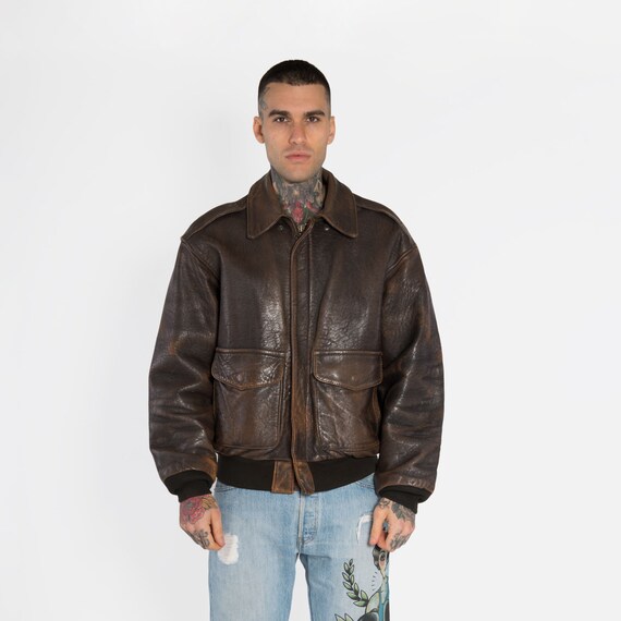 avirex leather coats