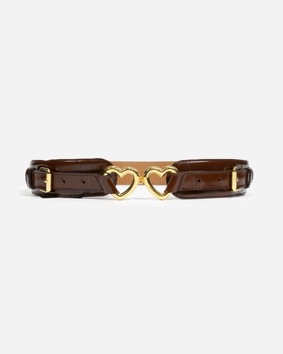 MOSCHINO - Leather belt