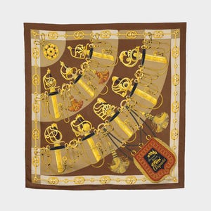 Hermès – Scarf “Cliquetis” 1990s