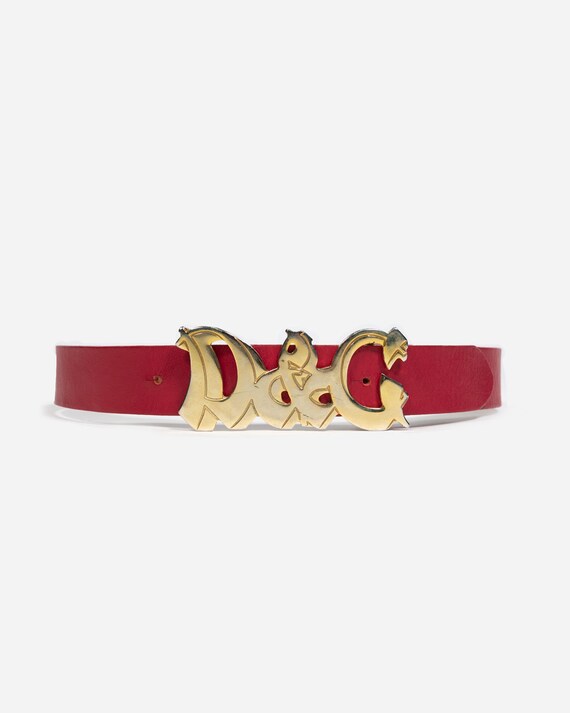 DOLCE & GABBANA - Leather belt