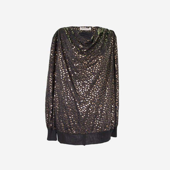 YVES SAINT LAURENT - Laminated blouse