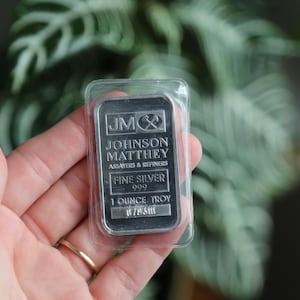 Johnson Matthey Silver Bar - Etsy