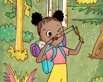 Illustrator for hire: custom drawings with expressive and engaging characters in handdrawn crayon style