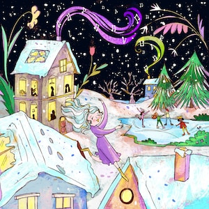 Custom illustration for children's book. Personalized drawing for picturebook. Book cover artwork for self publishing.