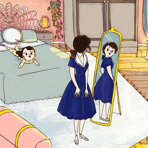 Custom illustration for children's book. Personalized drawing for picturebook. Book cover artwork for self publishing.