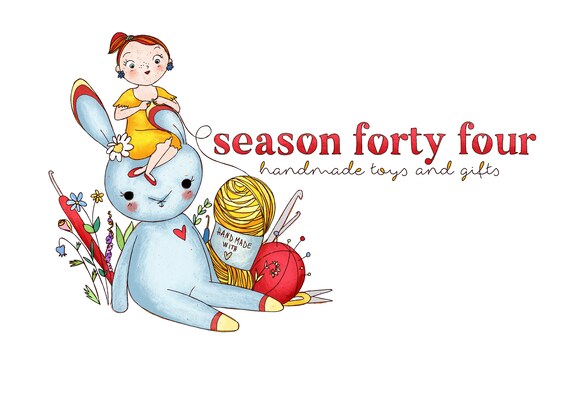Banner personalizzato per testata shop online blog, socials, design immagine profilo brand, disegno illustrazione logo per negozio handmade