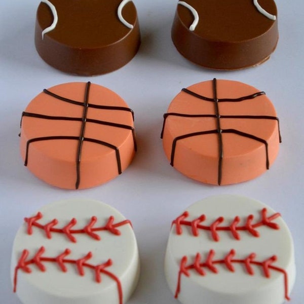 Sports Theme Chocolate Covered Oreos