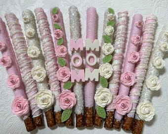 Mother's Day Pretzel Rods