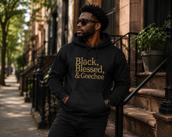 Black Blessed Geechee Unisex Premium Pullover Hoodie