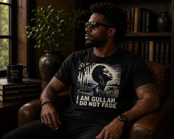I Am Gullah, I Do Not Fade T-Shirt | Black History, Cultural Tee