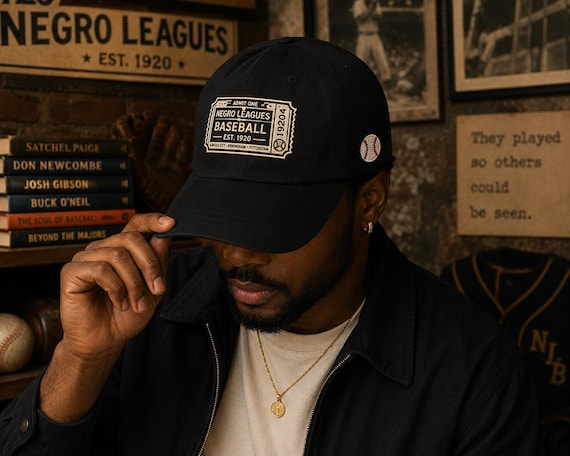Negro Leagues Baseball Ticket Cap | Embroidered Baseball Logo Hat