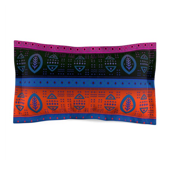 Dawn and Dusk - Vibrant Patterned Microfiber Pillow Sham
